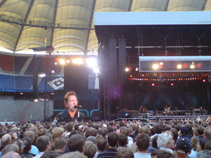 Bruce Springsteen in GroÃŸaufnahme