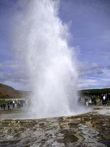 Geysir auf Island