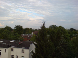 Blick vom Balkon mit dem K800i